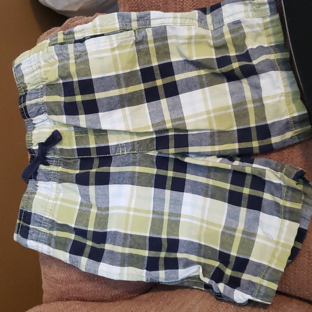 Plad boys shorts